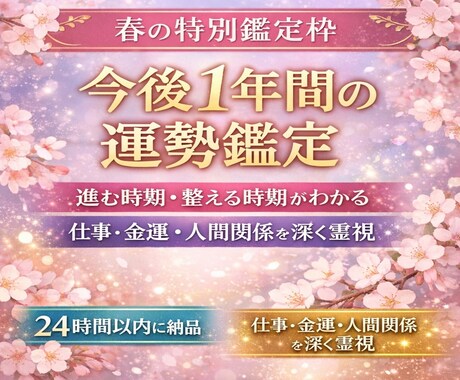 今後1年間の流れを霊視×言語化でお伝えします 不安の正体を言葉にしながら、1年の流れを整えます イメージ1