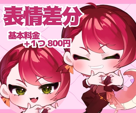 こだわりの詰まった【SD・ミニ キャラ】描きます 【最短１週間で納品】細かい追加オプションなし!! イメージ2