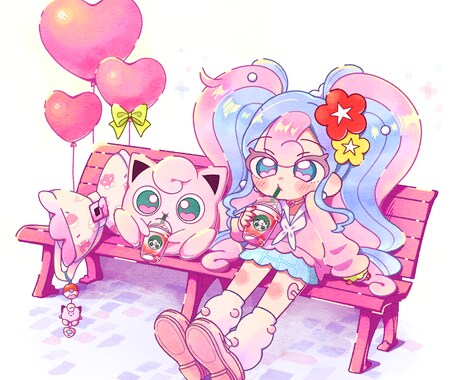 SD❁︎ミニキャラ︎❁﻿デフォルメイラスト描きます 動画やアイコン、グッズなどにどうぞ！全身描きます❀ イメージ1