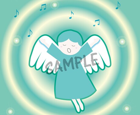 あなたの守護天使さんのイラストをゆる可愛くかきます 一緒にオーラ―カーラも鑑定させていただきます イメージ1