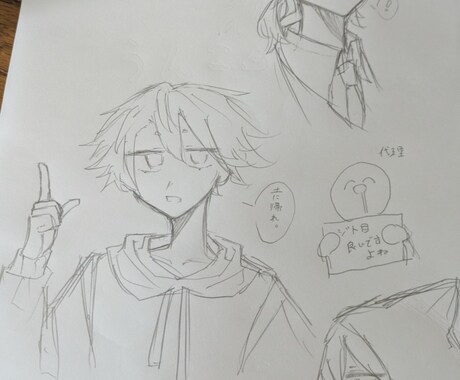 あなたのオリジナルキャラクターを描きます 服装や髪型等を送って頂ければ装飾が細かくても描かせて頂きます イメージ2
