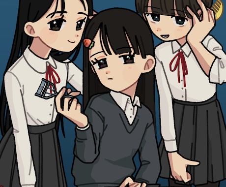 アイコン・立ち絵等、あなただけのイラスト描きます イメージ1