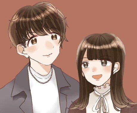 友達や彼氏彼女さん、推しさんのアイコン描きます ご依頼主様のイメージに沿ったアイコンを制作致します！ イメージ1