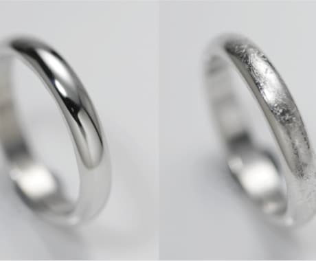 ご結婚指輪を当時のように美しく磨きます 小キズにより光の鈍ったプラチナのリングをお磨きいたします！ イメージ1