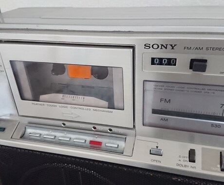 SONY ラジカセ　CFS-F5 の修理をします アンプ　ラジオ　カセットデッキ　部の修理　外観不可 イメージ2