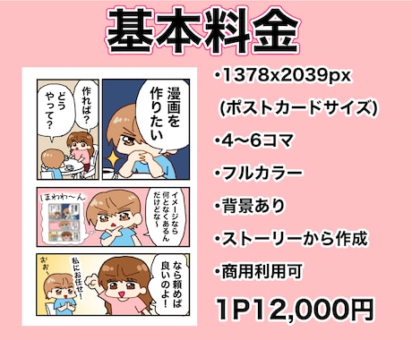 用途自由！ゆるい絵で漫画描きます ゆるく特徴的な可愛い絵柄で漫画描きます！個人様から企業様まで イメージ2