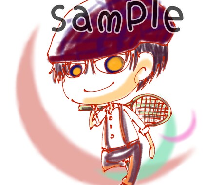 カジュアル&ポップなアイコンorヘッダー承ります インク線/鉛筆風色塗りのアイコン等を描きます。 イメージ2