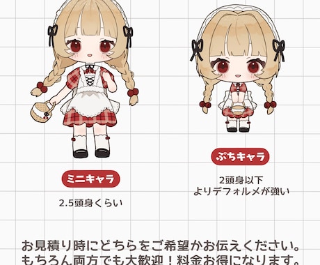 ミニキャラ作成します ミニキャラ・ぷちキャラ かわいいは大得意です！ イメージ2