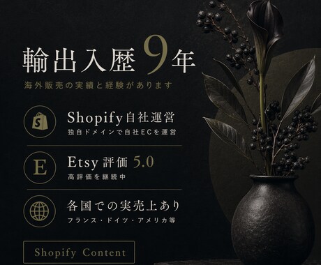 Shopify英語コンテンツを制作します 商品ページからAboutまで英語で制作 イメージ2