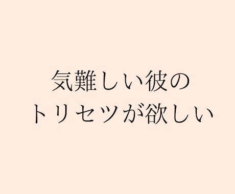 あなた（または彼）の秘密の取扱い説明書を作成します 自分の可能性を見つける！彼のトリセツをゲットしてもう迷わない イメージ2