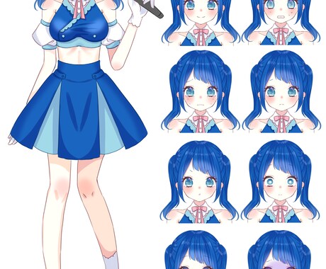 TRPGの立ち絵制作します あなたの探索者の立ち絵を制作します♪ イメージ2