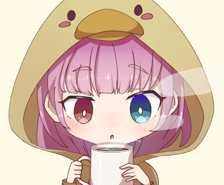 先着５名様限定！モニター価格でミニキャラ描きます かわいいミニキャライラストを一枚一枚丁寧に制作します。 イメージ2