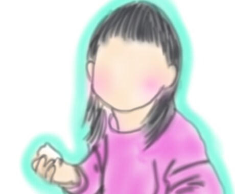 雰囲気イラスト‪☆写真を元にイラスト描きますます 大切なお写真をゆるふわなイラストへと変身させます！ イメージ2