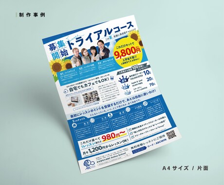 ただの文字情報で終わらせないチラシを制作します 〜開店やイベントで集客したい方、告知チラシを作りたい方へ〜 イメージ2