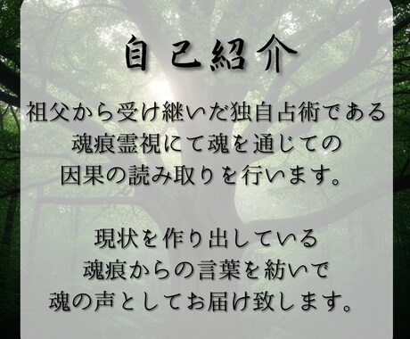 魂の縁を読み取り、彼の隠れた本音をおつたえします 彼の中の隠れた本音を魂から読み解きお伝えいたします。 イメージ2