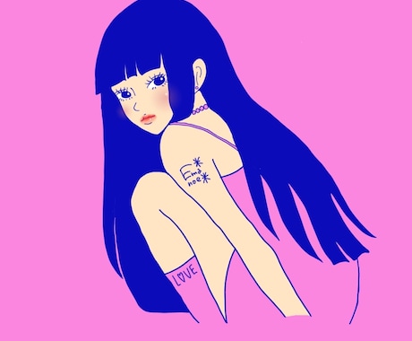 女の子、動物、食べ物をオシャレ可愛く描きます アイコン・動画・グッズなど用途に合わせたオリジナルイラスト イメージ1