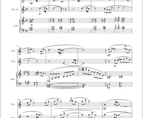 あなたにぴったりのアンサンブル楽譜を作成します アンサンブル楽譜をお探しの方へ イメージ1