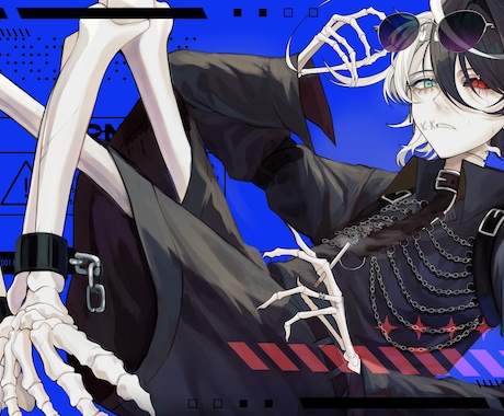 イラスト全般制作いたします 動画用イラスト、立ち絵、キャラデザ、グッズ用などなど！ イメージ1