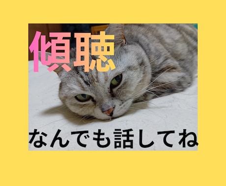 傾聴どんな些細なことでも全て受入れお聴きいたします 傾聴サービスや人生経験を活かし悩みや愚痴をお聴きします イメージ2