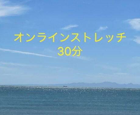 自宅でストレッチします オンラインストレッチ誘導します イメージ1