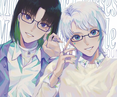 アイコン、キャス画など描きます デフォルメから等身イラストまで！様々なイラストが描けます！ イメージ1