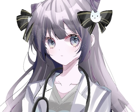 可愛らしいアイコンお描きします キラキラした目が特徴のイラストが得意です！ イメージ2