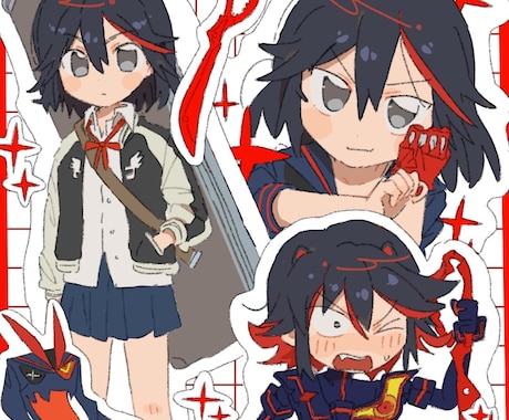ぎゅっと可愛いイラスト！等身～ミニキャラ描きます イメージ1