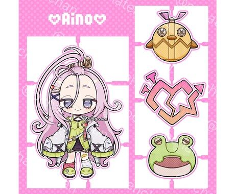 商用利用◎可愛いSDイラストをお描きします キャラデザや衣装デザインも可能なSDイラストをお描きします！ イメージ2