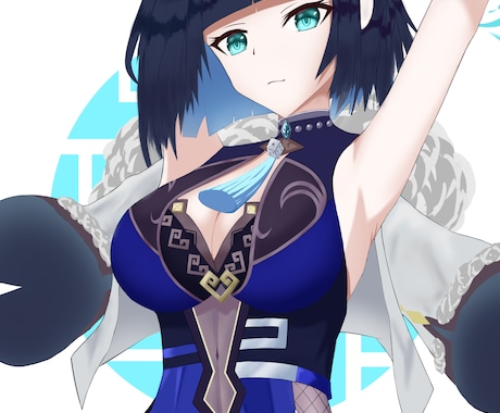 キャラクターイラストを描きます ご要望に合わせた一枚ををおつくりします。 イメージ1