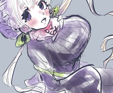 感情表現豊かなシンプルなイラストを描きます イメージ1