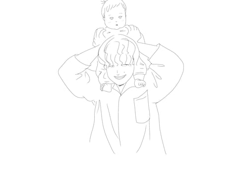 お写真から線画イラストを描かせていただきます イメージ1