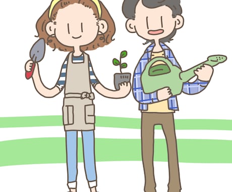 ゆるいタッチの可愛いイラスト描きます 【商用利用可】ゆるいタッチでなんでも描きます！【アイコン等】 イメージ1