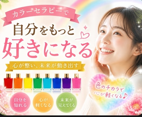 選んだ1本が今の気持ちを映します 1本のボトルから受け取る、今の魂のメッセージ！ イメージ1