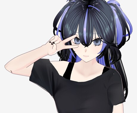 vroidオリジナルキャラクター！商標利用出来ます オリジナル３Dキャラクターで動いちゃおう！ イメージ2