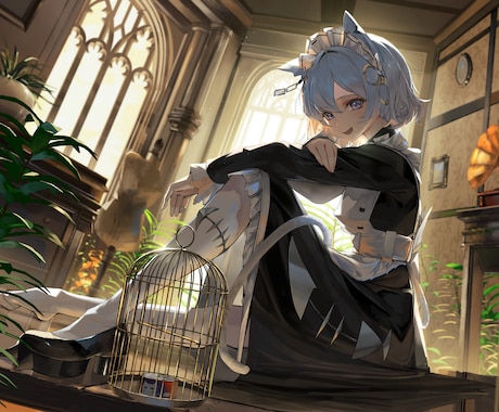 Vtuber、立ち絵、イラストなどを絵描きます パーツ分けから一枚絵まで幅広くご対応します イメージ2