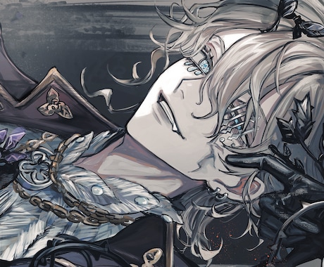 オリジナルイラストをお描きします 動画用サムネ・SNSヘッダー・歌ってみた動画などなど！ イメージ2
