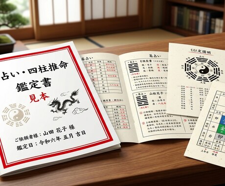 四柱推命と易占を元に占います あなただけの特別な攻略本をつくりませんか イメージ1
