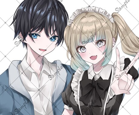 商用OKとびきり可愛い！イラストお描きします 透明感のあるゲームやアニメのようなイラストをお届け！ イメージ2