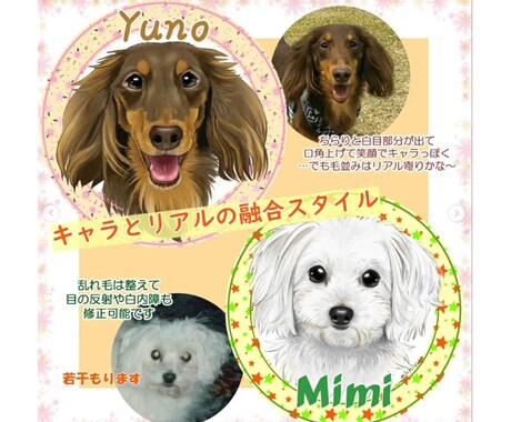 リアルっぽさ有り可愛いうちの子お描きします リアルとデフォルメの融合スタイル！！ イメージ2