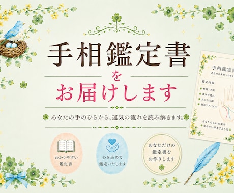 手相鑑定：あなたの手のひらをしっかりと拝見します 手相にはあなたの状態が表れます。気になることはありませんか。 イメージ1