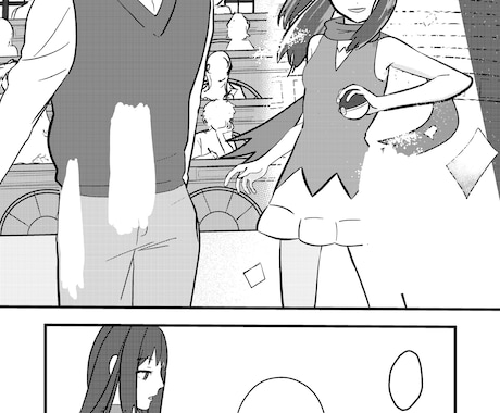 モノクロ漫画・コミック作画を承ります 人物作画を得意としており、モノクロ漫画制作を承っております。 イメージ2