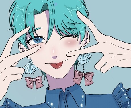 可愛さと感情を引き出す貴方だけのアイコンを描きます 貴方の理想のアイコンを描かせてください！ イメージ1
