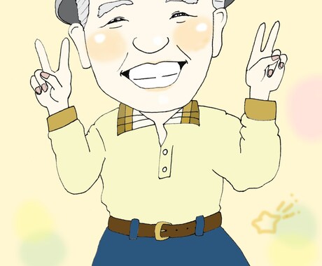 やわらかいタッチが好評！かわいい似顔絵お描きします 名刺やアイコン、プレゼントに♪【百貨店等での実績あり】 イメージ2