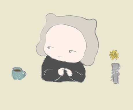 SNSのアイコンイラストを作成します ゆるい線でコミカルなイラストをお届けします！ イメージ2