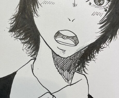 似顔絵描きます お客様の雰囲気を真似て描きます。雰囲気を描きます。 イメージ2