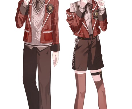 透明感×重厚感のあるイラストを仕上げます キャラ一枚絵、立ち絵、サムネイル、歌ってみたイラストなど イメージ2