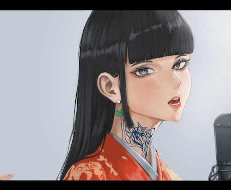 アイコン、立ち絵、オリキャラ制作いたします あなたのイメージする人物像を形にします。 イメージ1