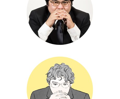 お試し価格中！男前に仕上がる似顔絵お描きします 思わず目を惹く似顔絵はSNSやビジネスアイコンに最適です イメージ2