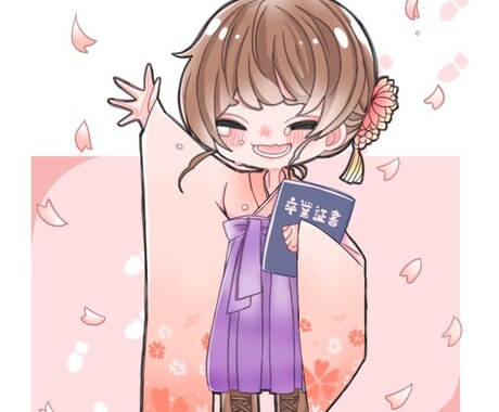 SNSなどに使用するゆるふわアイコン描きます ゆるふわ , デフォルメキャラをアイコンにしたいあなたに！！ イメージ2