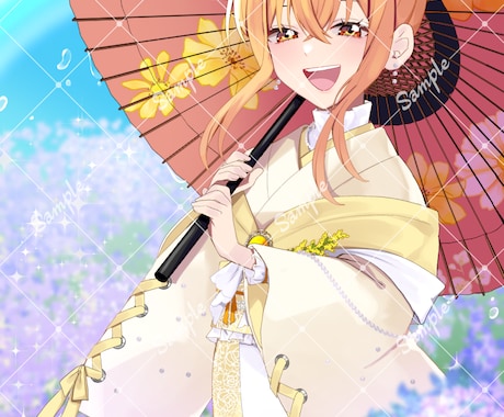アイコン・イラスト（一枚絵/立ち絵など）描きます 納得いくまで修正OKです！気軽にご相談ください！ イメージ2
